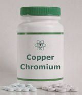 copper and chromium supplement bottle