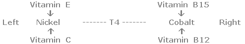 Vit C, E, B12, B15 / nickel + cobalt interactions Image