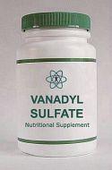 Vanadyl sulfate supplement